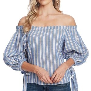 Cece Off-the-shoulder Balloon-sleeve Blouse